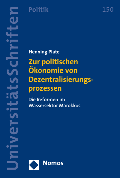 Cover des Buchs: Zur politischen Ökonomie von Dezentralisierungsprozessen