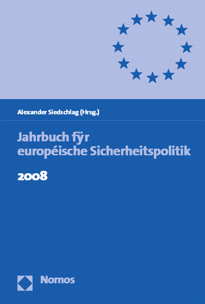 Cover of book: Jahrbuch für europäische Sicherheitspolitik 2008