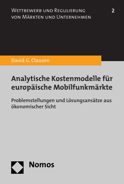 Cover of book: Analytische Kostenmodelle für europäische Mobilfunkmärkte