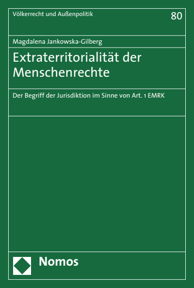 Cover of book: Extraterritorialität der Menschenrechte