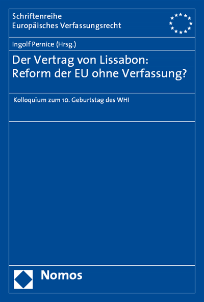 Cover des Buchs: Der Vertrag von Lissabon: Reform der EU ohne Verfassung?