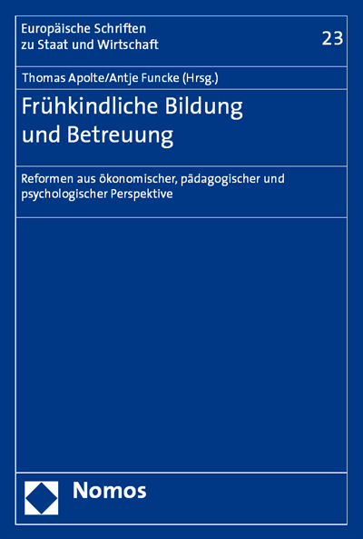 Cover des Buchs: Frühkindliche Bildung und Betreuung