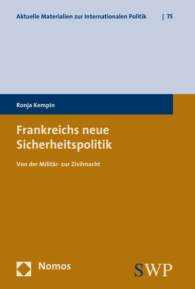 Cover des Buchs: Frankreichs neue Sicherheitspolitik