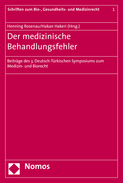 Cover des Buchs: Der medizinische Behandlungsfehler