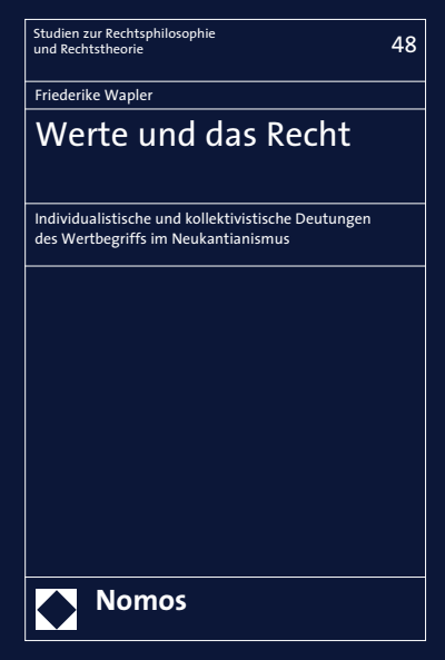 Cover des Buchs: Werte und das Recht