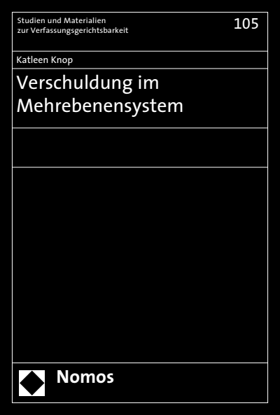 Cover of book: Verschuldung im Mehrebenensystem