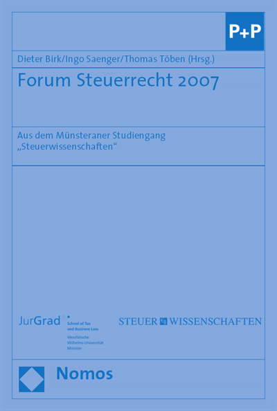 Cover des Buchs: Forum Steuerrecht 2007