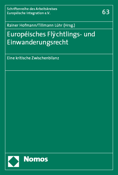 Cover of book: Europäisches Flüchtlings- und Einwanderungsrecht