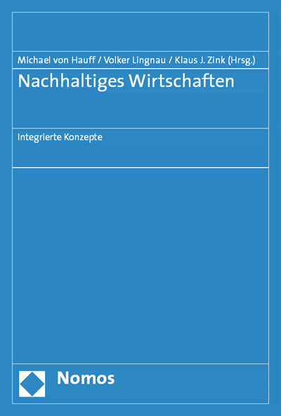 Cover des Buchs: Nachhaltiges Wirtschaften