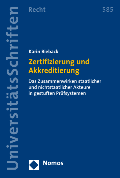 Cover des Buchs: Zertifizierung und Akkreditierung
