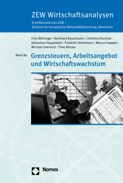 Cover of book: Grenzsteuern, Arbeitsangebot und Wirtschaftswachstum