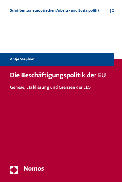 Cover des Buchs: Die Beschäftigungspolitik der EU