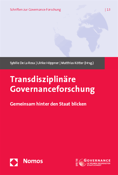 Cover of book: Transdisziplinäre Governanceforschung