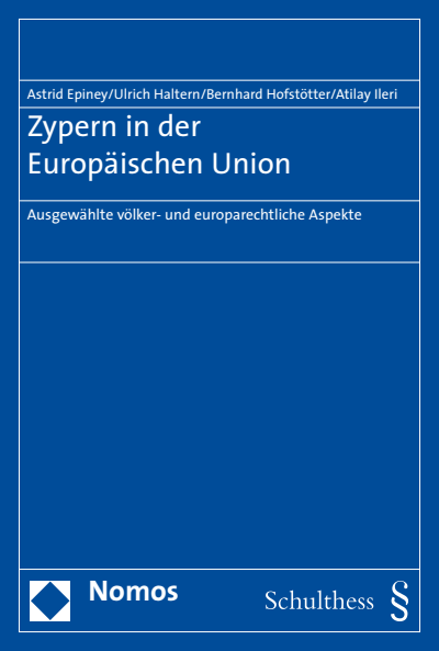 Cover of book: Zypern in der Europäischen Union