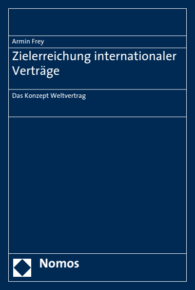 Cover des Buchs: Zielerreichung internationaler Verträge