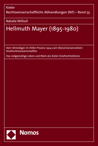 Cover des Buchs: Hellmuth Mayer (1895-1980)