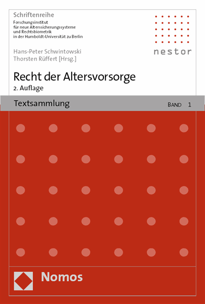 Cover des Buchs: Recht der Altersvorsorge