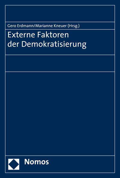 Cover des Buchs: Externe Faktoren der Demokratisierung