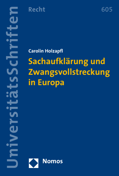 Cover des Buchs: Sachaufklärung und Zwangsvollstreckung in Europa