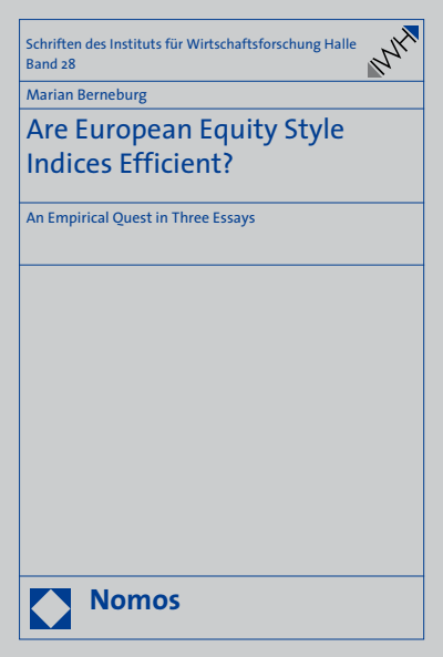 Cover of book: Are European Equity Style Indices Efficient?
