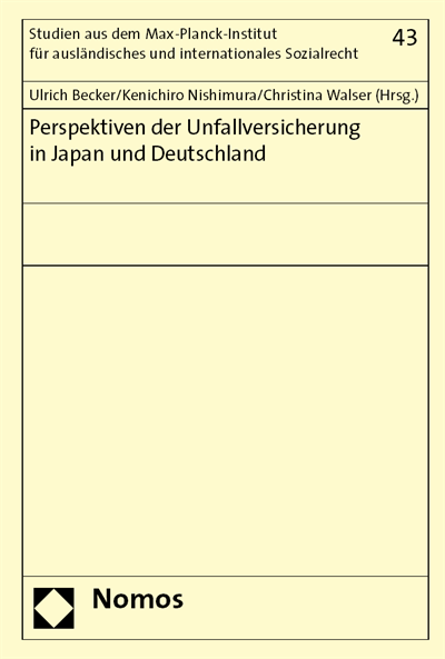 Cover of book: Perspektiven der Unfallversicherung in Japan und Deutschland