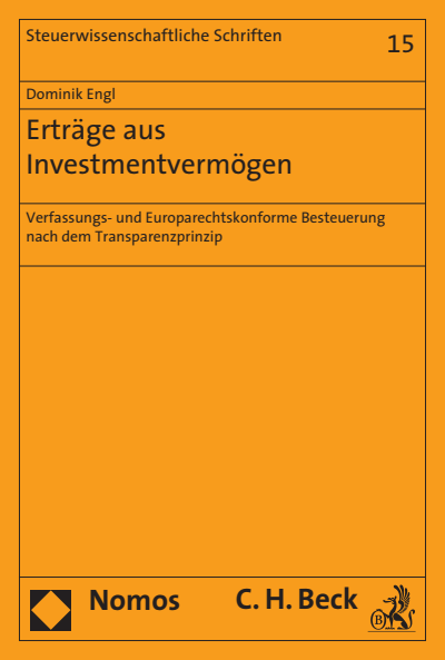 Cover of book: Erträge aus Investmentvermögen