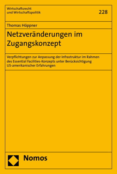 Cover of book: Netzveränderungen im Zugangskonzept