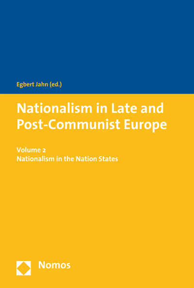 Cover of book: Nationalism in Late and Post-Communist Europe