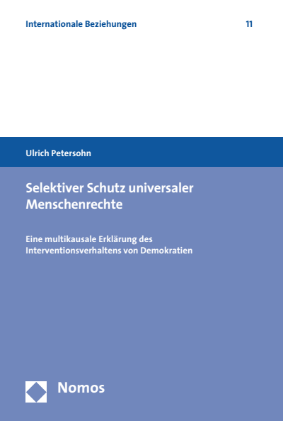 Cover des Buchs: Selektiver Schutz universaler Menschenrechte