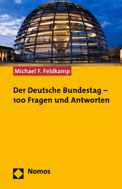 Cover des Buchs: Der Deutsche Bundestag - 100 Fragen und Antworten