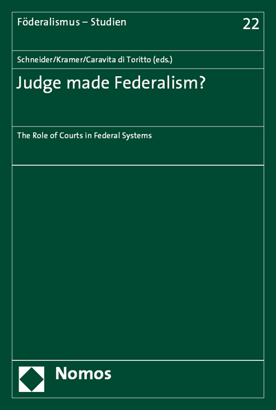 Cover of book: Judge made Federalism?