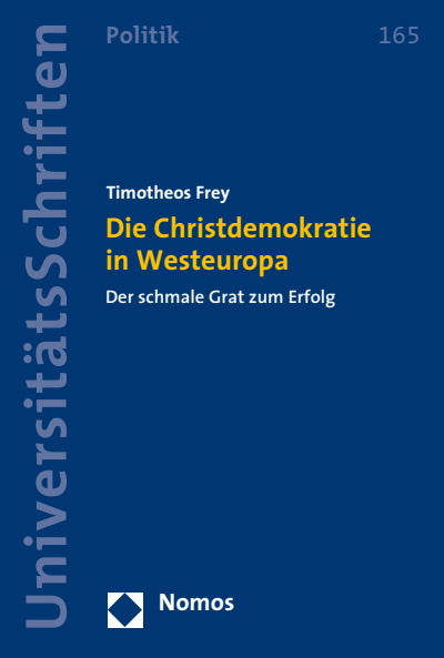 Cover des Buchs: Die Christdemokratie in Westeuropa
