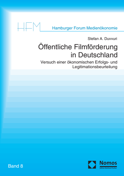 Cover of book: Öffentliche Filmförderung in Deutschland