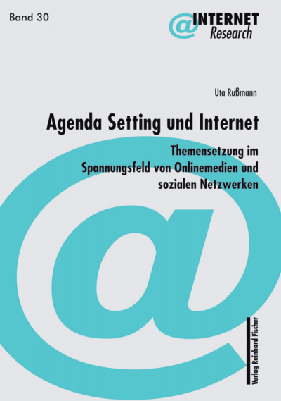 Cover of book: Agenda Setting und Internet