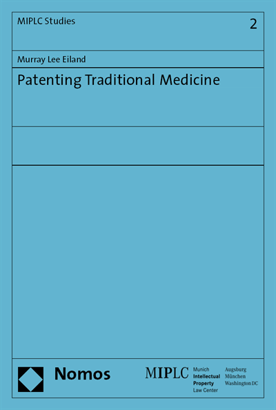 Cover des Buchs: Patenting Traditional Medicine
