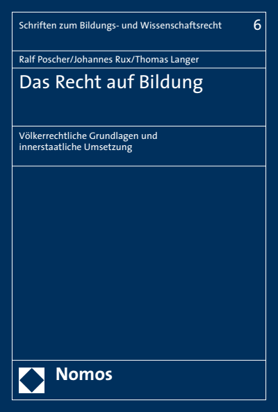 Cover des Buchs: Das Recht auf Bildung