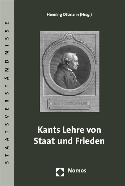 Cover des Buchs: Kants Lehre von Staat und Frieden