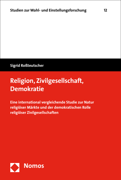 Cover of book: Religion, Zivilgesellschaft, Demokratie