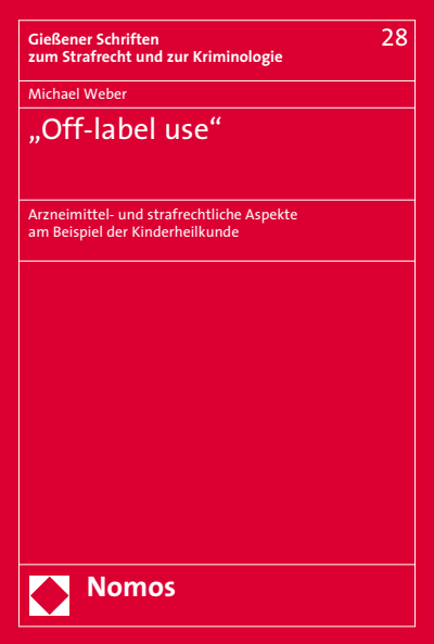 Cover of book: "Off-label use"