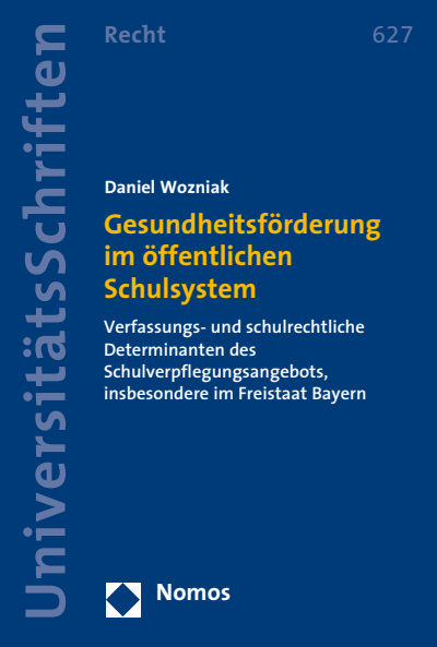 Cover des Buchs: Gesundheitsförderung im öffentlichen Schulsystem