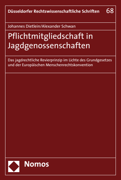 Cover des Buchs: Pflichtmitgliedschaft in Jagdgenossenschaften