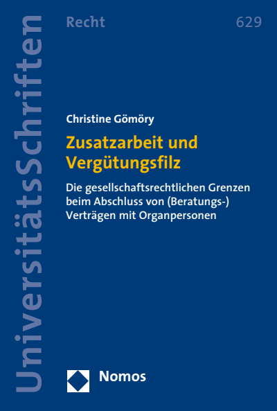 Cover des Buchs: Zusatzarbeit und Vergütungsfilz