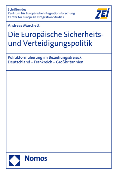 Cover of book: Die Europäische Sicherheits- und Verteidigungspolitik
