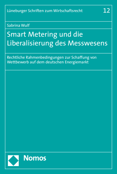 Cover of book: Smart Metering und die Liberalisierung des Messwesens