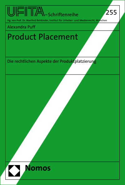 Cover of book: Product Placement