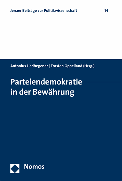 Cover des Buchs: Parteiendemokratie in der Bewährung