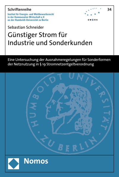 Cover of book: Günstiger Strom für Industrie und Sonderkunden