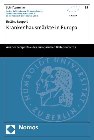 Cover of book: Krankenhausmärkte in Europa