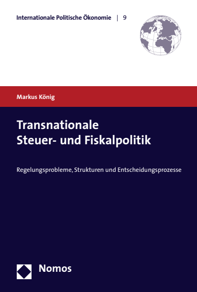 Cover des Buchs: Transnationale Steuer- und Fiskalpolitik