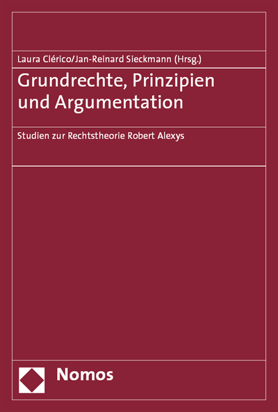 Cover of book: Grundrechte, Prinzipien und Argumentation